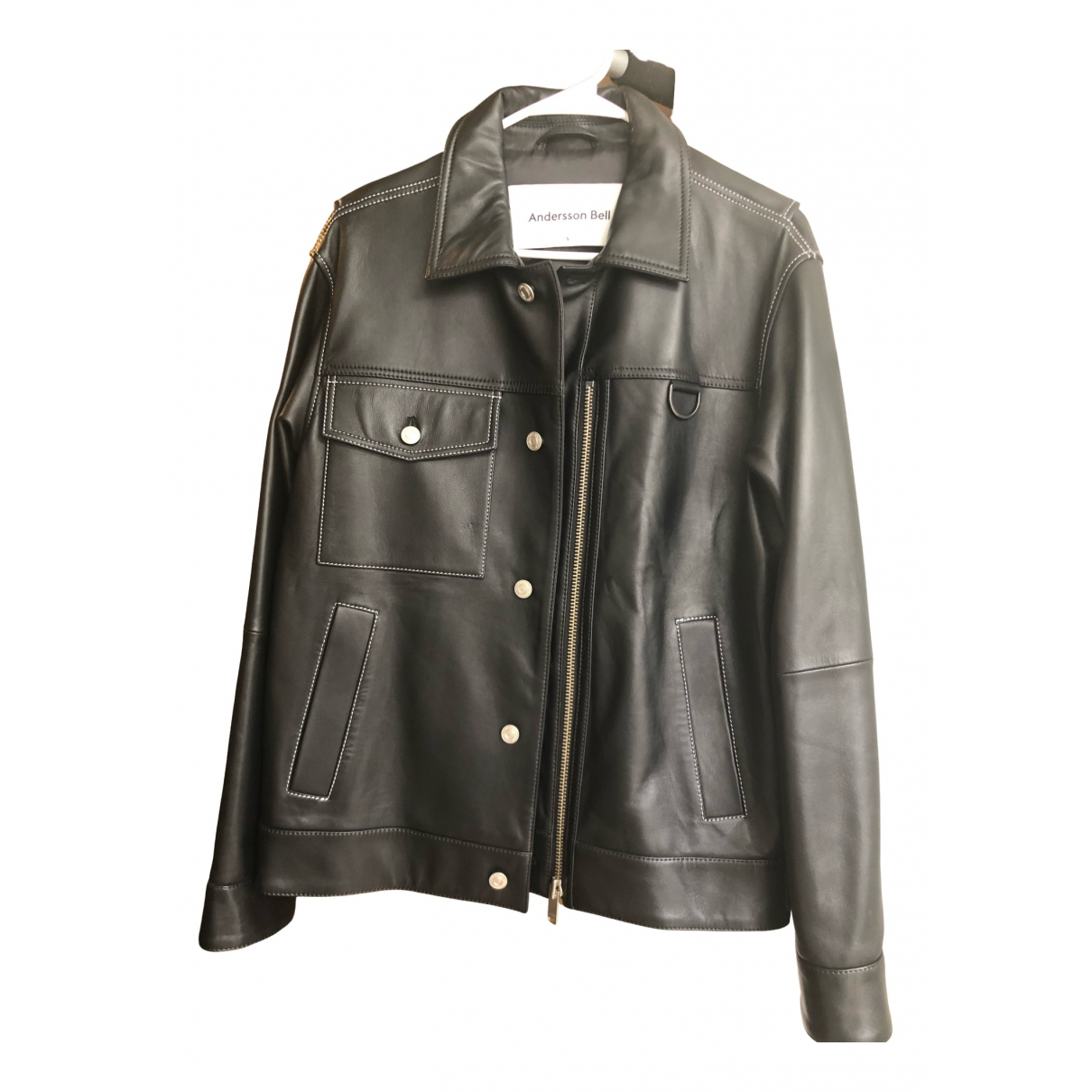 Leather jacket Andersson Bell Black 